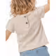 CHICCO Girls Knitted Tee Light Natural