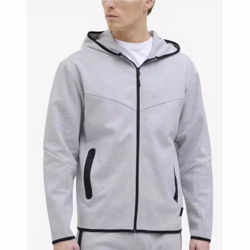 JACK&JONES Sweat Zip Hoodie Grey