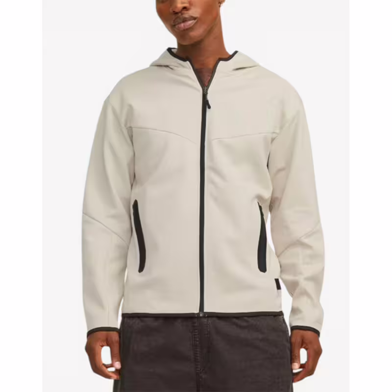 JACK&JONES Sweat Zip Hoodie Beige