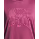 UNDER ARMOUR Tech Varsity Graphic Tee Fuchsia