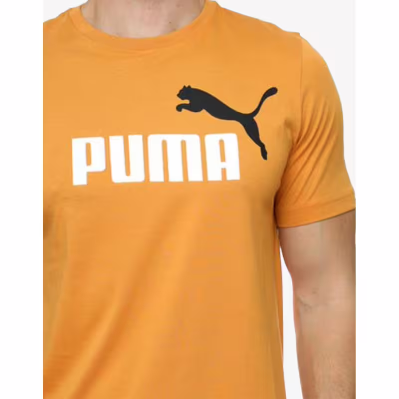 PUMA Essentials+ 2 Col Logo Tee Orange