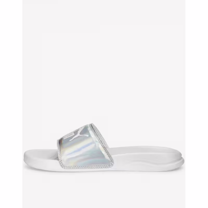 PUMA Popcat 20 Irridescent Slides White