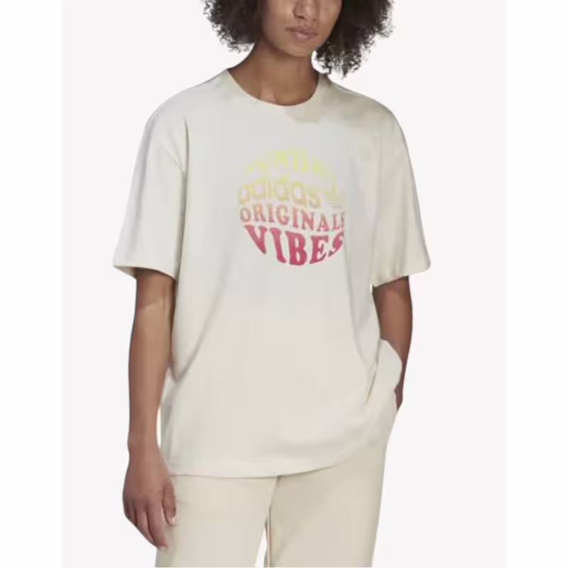 ADIDAS Premium Boyfriend Tee Beige