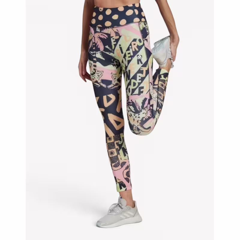 ADIDAS Sportswear Farm Print Aeroready Leggings Multicolor