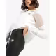 ADIDAS Originals Cropped Windbreaker Jacket White