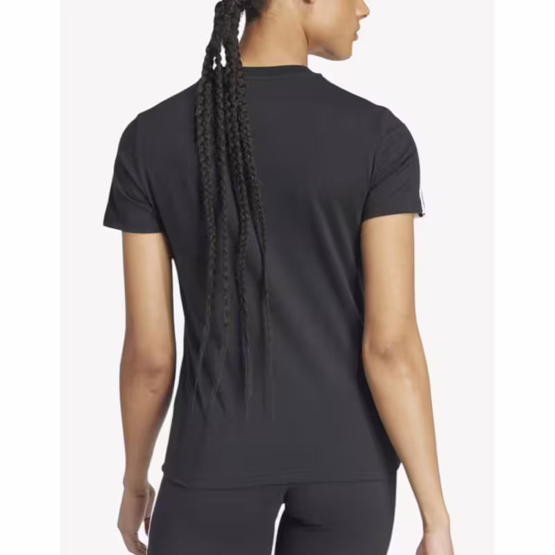 ADIDAS Essentials Slim 3-Stripes Tee Black
