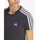 ADIDAS Essentials Slim 3-Stripes Tee Black
