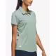 ADIDAS Women's Solid Performance Short Sleeve Polo Shirt Green