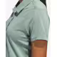 ADIDAS Women's Solid Performance Short Sleeve Polo Shirt Green