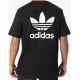 ADIDAS Adicolor Classics Back Front Trefoil Boxy Tee Black