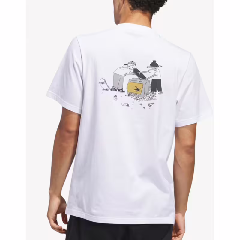 ADIDAS Henry Jones Trash Tee White