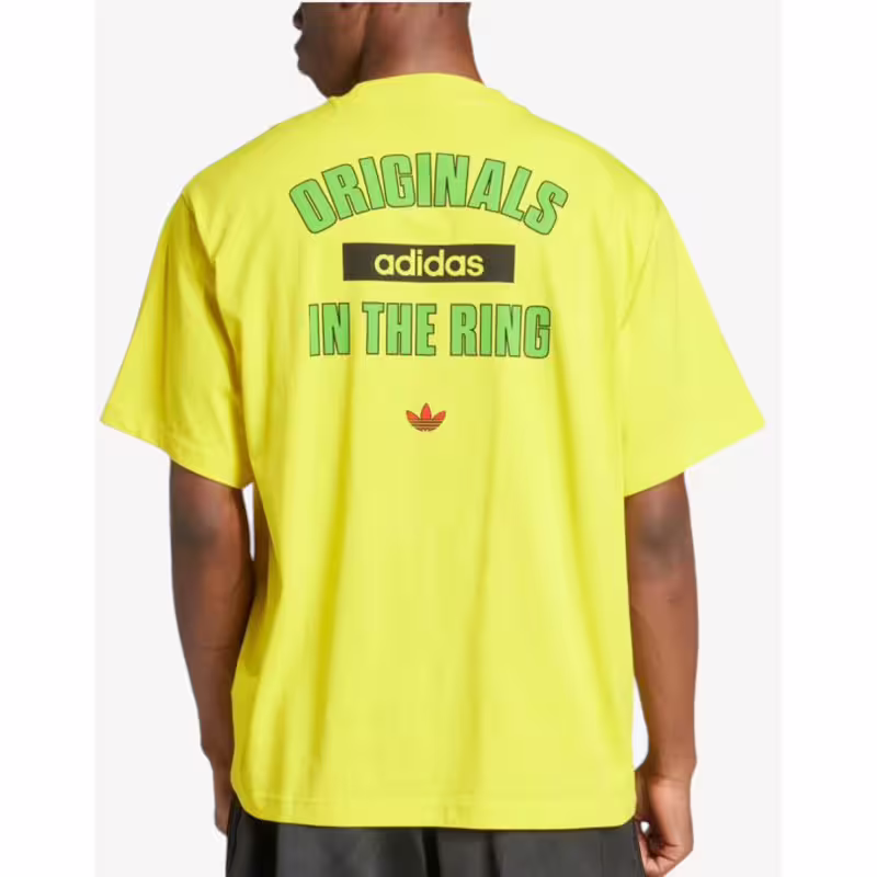 ADIDAS Originals In The Ring Graphic Tee Yellow