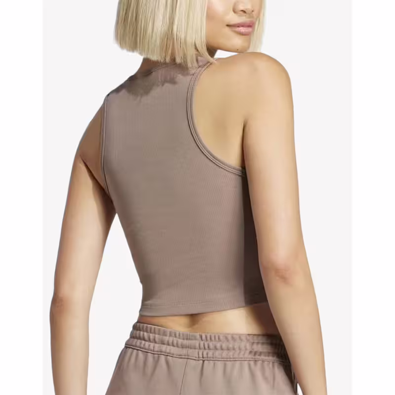 ADIDAS Essentials Ribbed Tank Top Brown