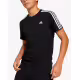 ADIDAS Essentials 3-Stripes Cotton Tee Black