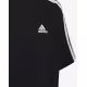 ADIDAS Essentials 3-Stripes Cotton Tee Black