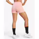 ADIDAS Optim&eacute; 4-Inch Raw Cut Hem Leggings Pink