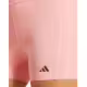 ADIDAS Optim&eacute; 4-Inch Raw Cut Hem Leggings Pink
