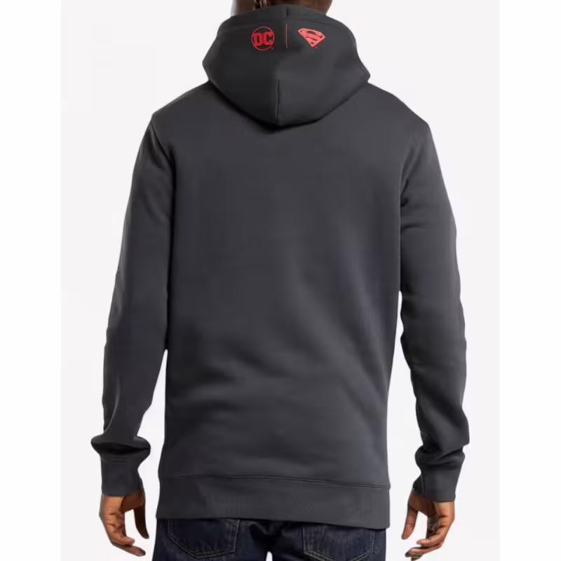 REEBOK x DC Superman Hoodie Dark Grey