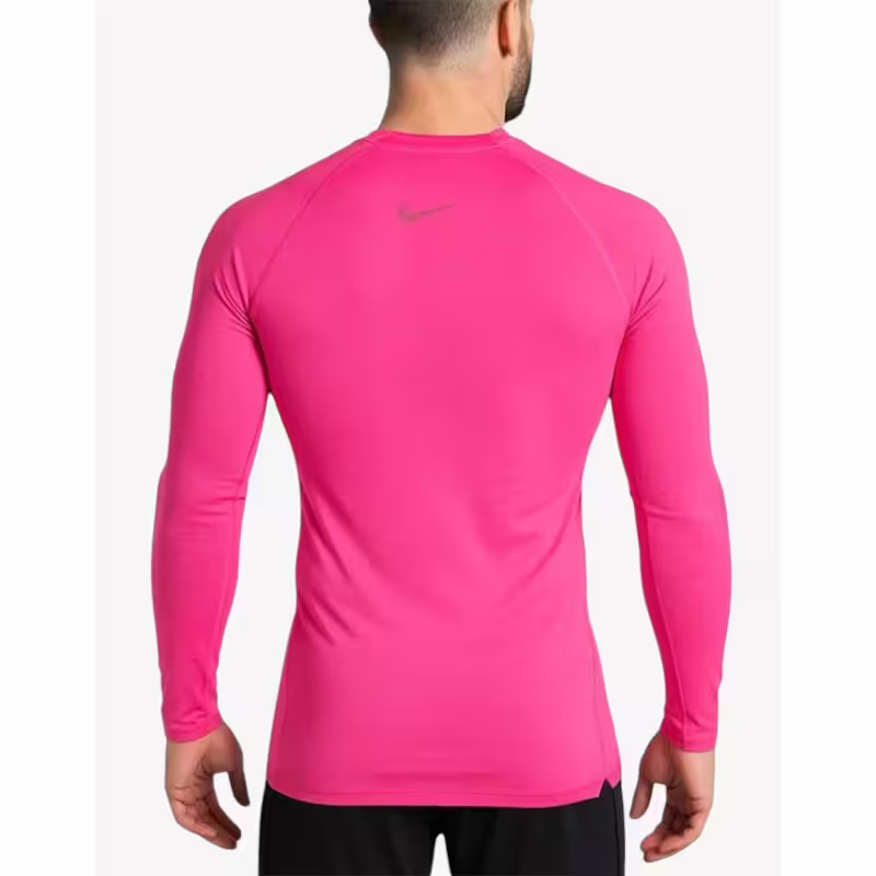 NIKE Pro Mock Thermoactive Long Sleeve Top Pink