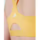ADIDAS Tailored Impact Luxe High-Support Zip Bra Yellow