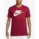 NIKE Tee Icon Futura Crimson Red