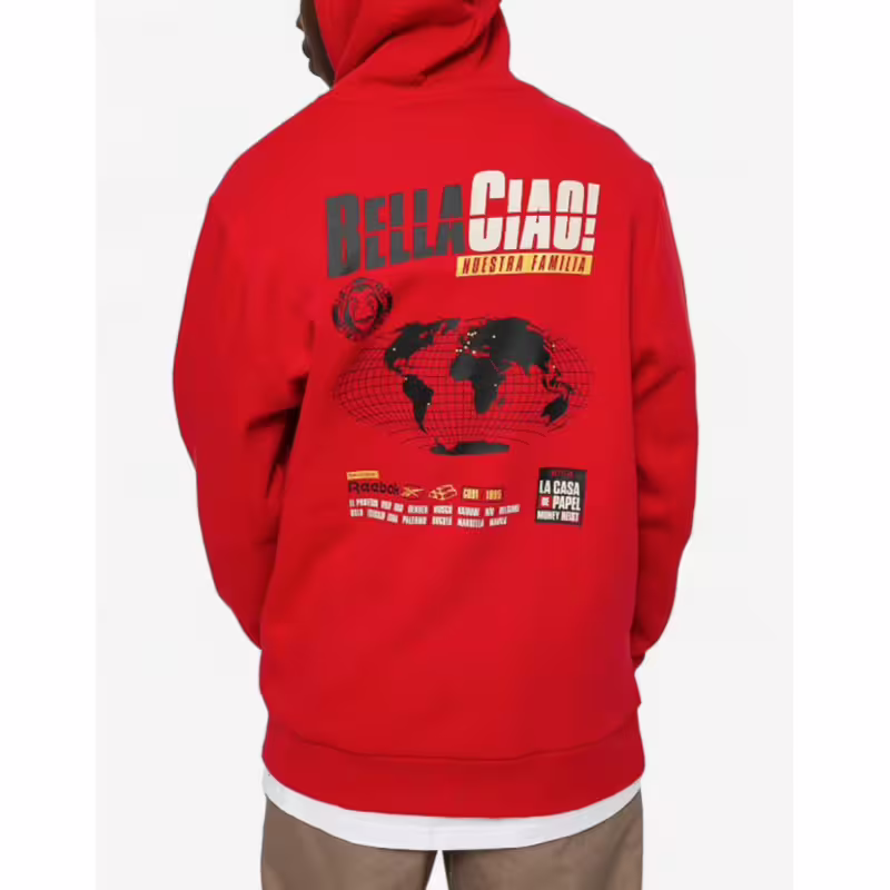 REEBOK x La Casa de Papel Hoodie Red