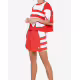 ADIDAS Originals Large Logo Shorts Red/White