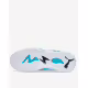 PUMA Trc Blaze Court Basketball Shoes White/Deep Aqua