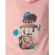 PUMA Downtown Oversized Graphic Hoodie Pink