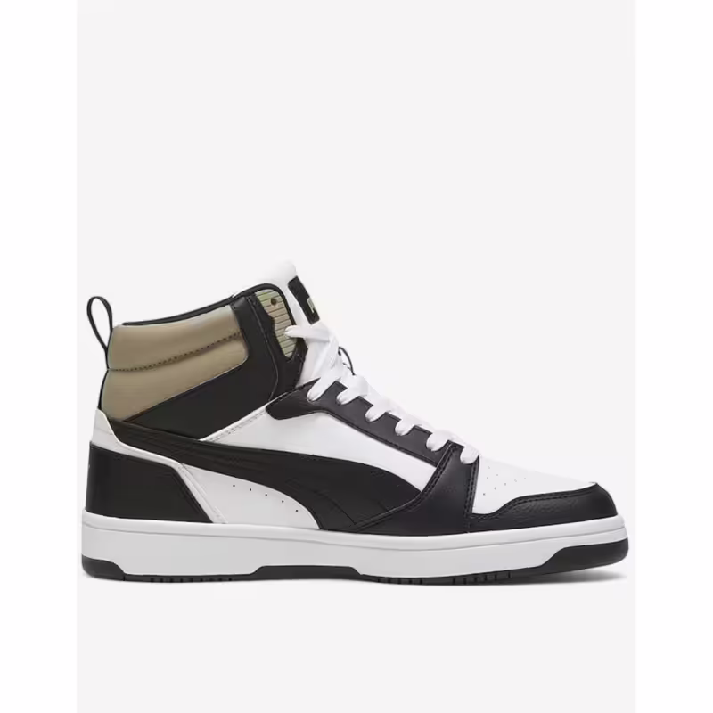 PUMA Rebound V6 Mid Shoes White/Black