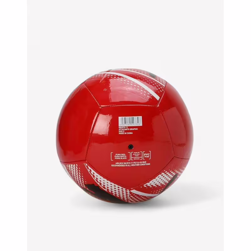 PUMA Attacanto Graphic Soccer Ball Red/Black