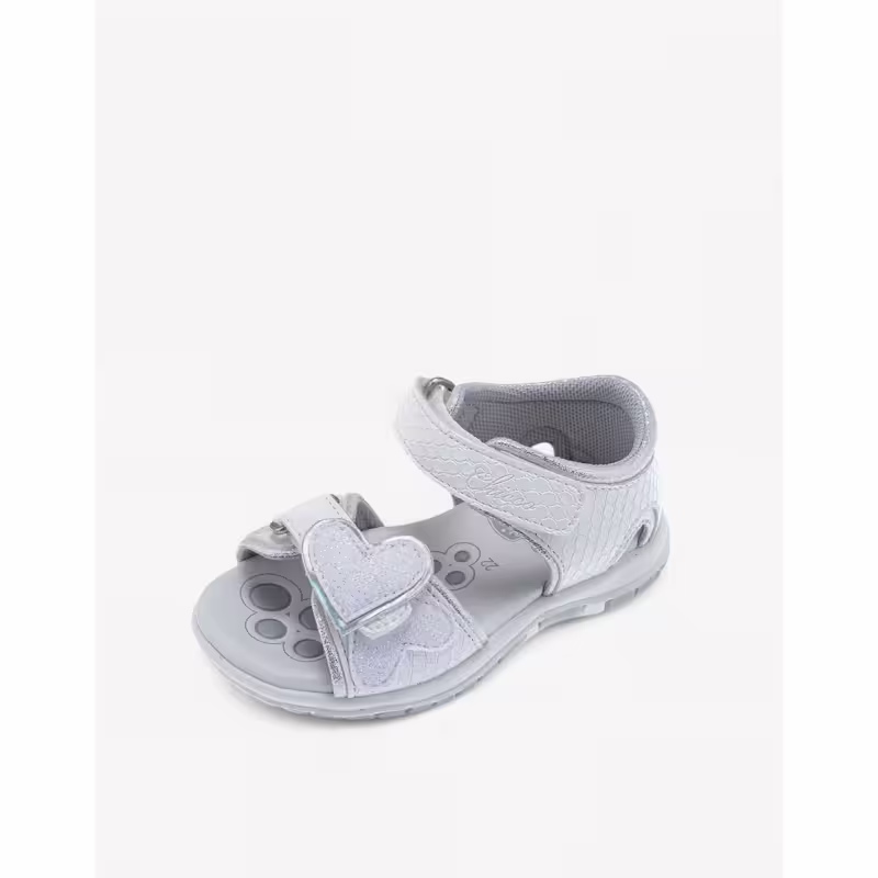 CHICCO Girls Sandals White/Silver