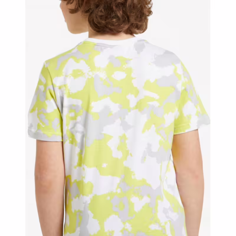 PUMA Alpha All Over Print Tee White/Yellow
