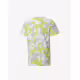 PUMA Alpha All Over Print Tee White/Yellow