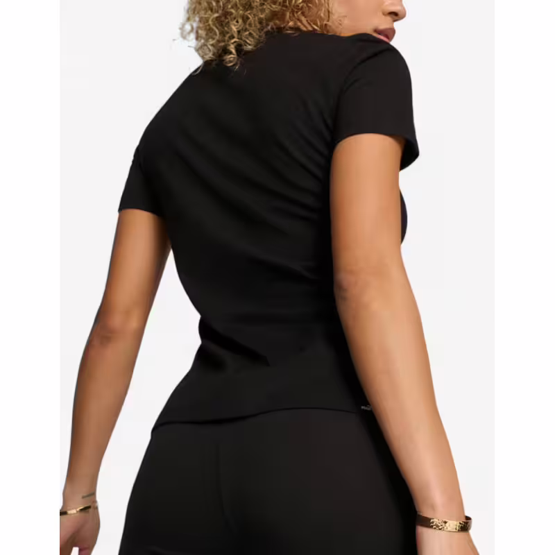 PUMA Her Cotton Tee Black