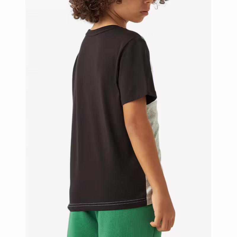 PUMA Essentials+ Colorblock Tee Grey/Green