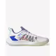 ADIDAS Defiant Speed Tennis Shoes White/Purple