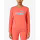 PUMA Logo Crew And Leggings Set Pink
