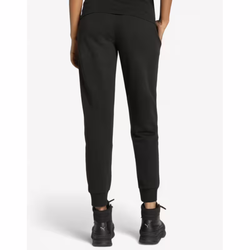 PUMA Essentials+ Script Track Pants Black
