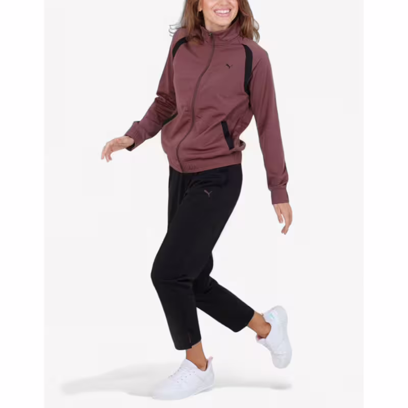 PUMA Classic Tricot Tracksuit Purple/Black