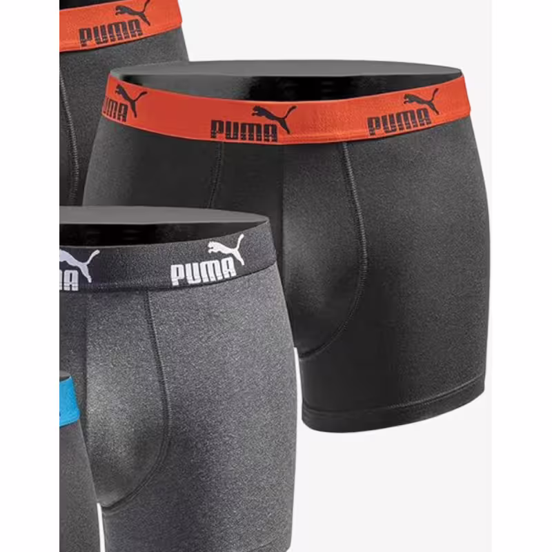 PUMA 3-Packs Boxer Shorts Black Anthracite