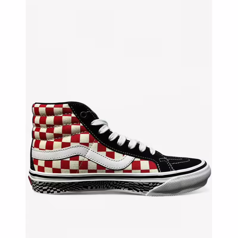 VANS Skate Sk8-Hi Reissue Shoes Black/Red