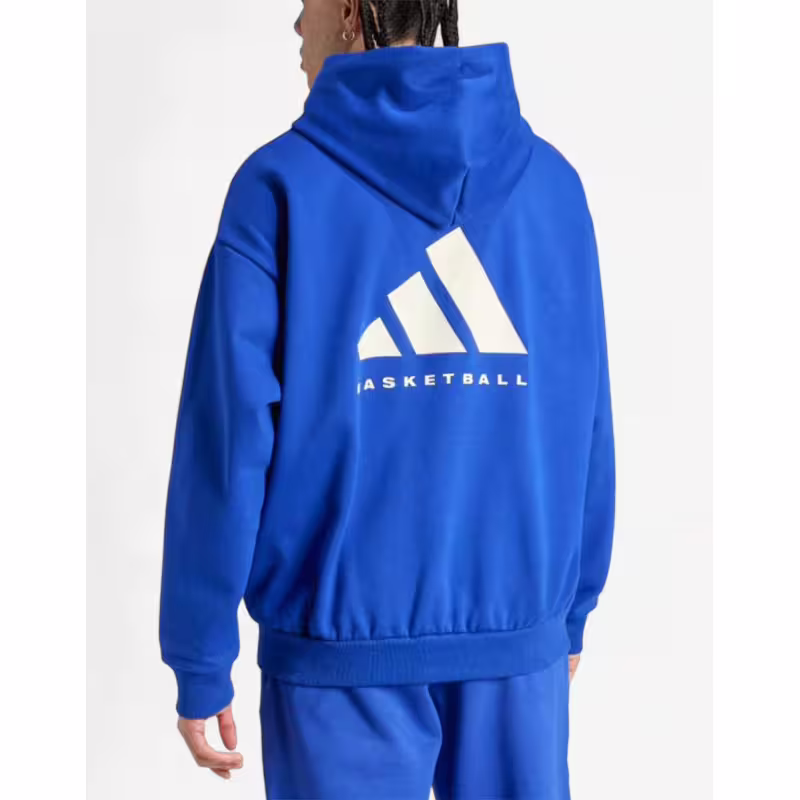 ADIDAS Basketball Hoodie Blue