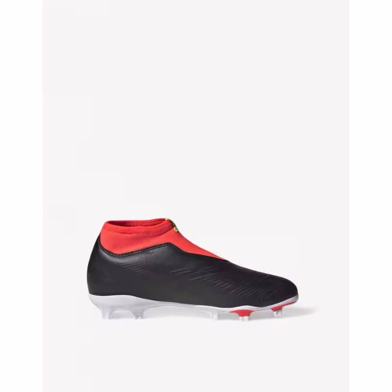 ADIDAS Predator 24 League Laceless Firm Ground Boots Black/Red