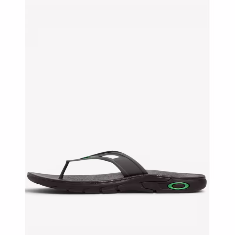 OAKEY Akley Ellipse Flip Flops Green/Black