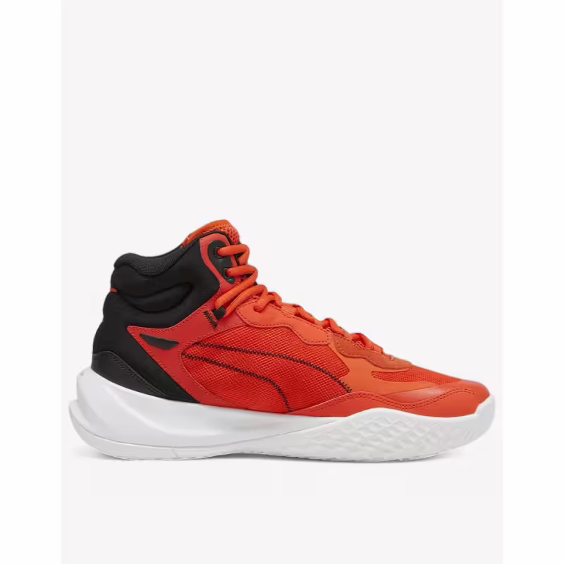 PUMA Playmaker Pro Mid Basketball Shoes Red
