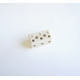 Лустер клема, порцеланова, триполюсна, 380V, бяла, 3pin, 2,5mm2