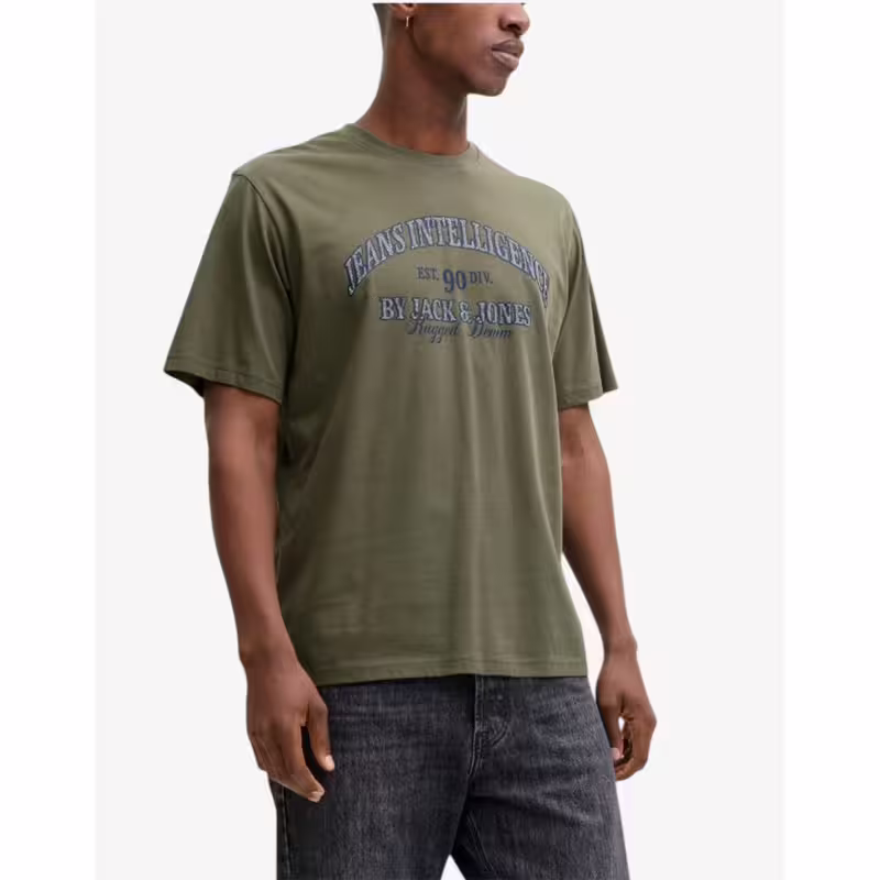 JACK&JONES Jjedenver Grephic Tee Ss O-Neck Sn Dusty Olive