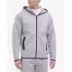 JACK&JONES Jcofusion Sweat Zip Hood Noos New Light Grey Melange