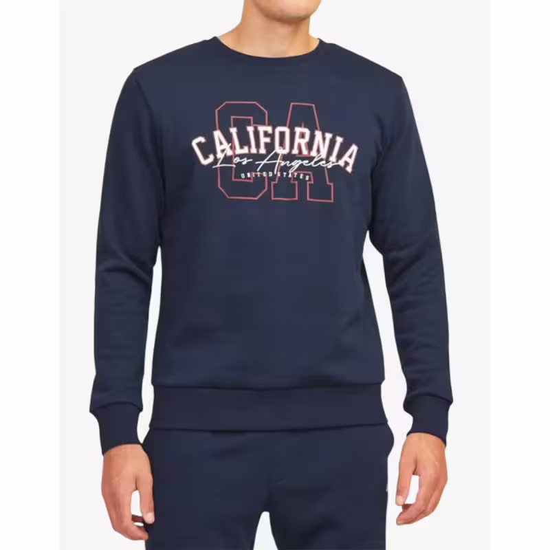 JACK&JONES Jrebnewyork Sweat Crew Neck Sn Blue